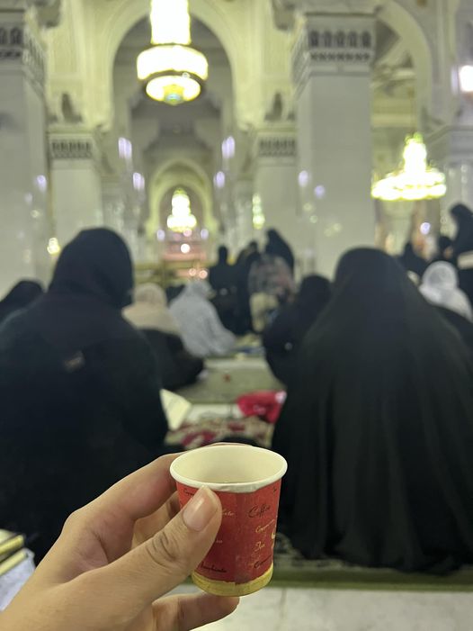 Tea Cup in Masjid Al Haram